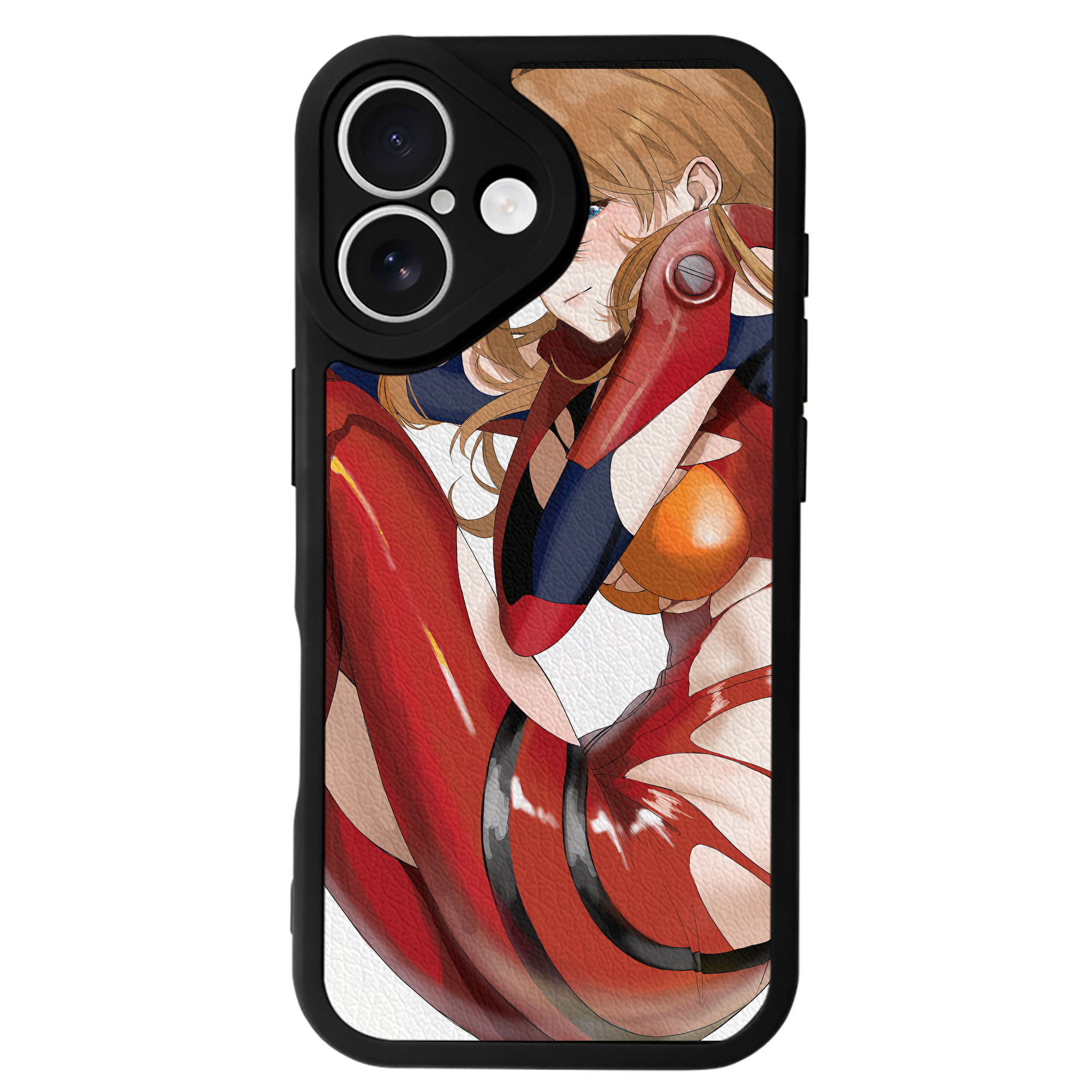 （画像用） EVA 新世紀エヴァンゲリオン 【iPhone 16シリーズ対応】シリコンスマホケース（レザー調） 材質：シリコン
